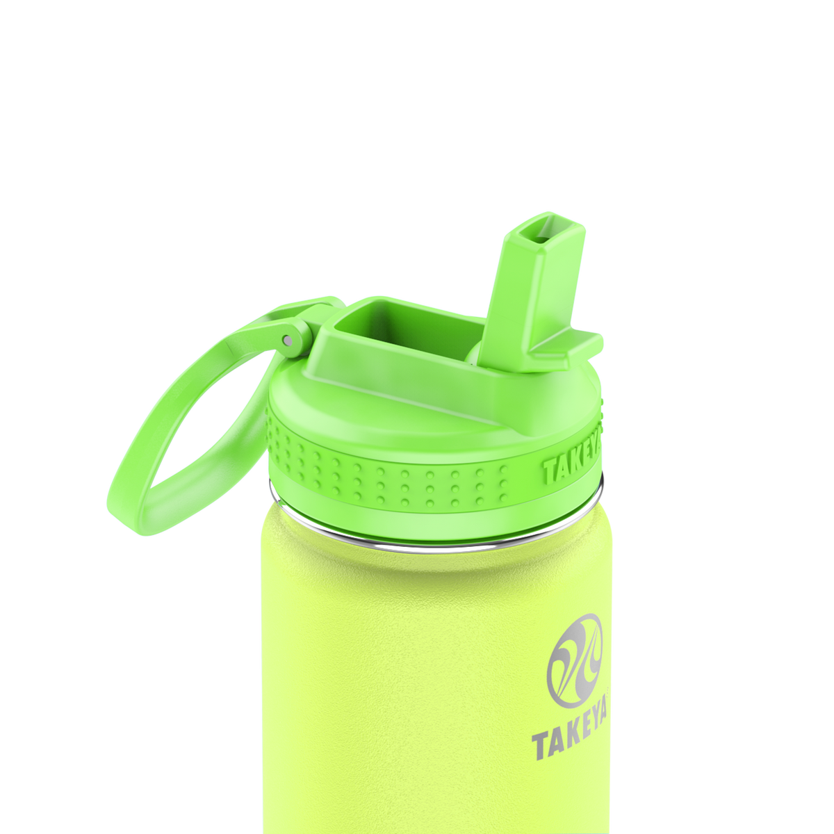 actives-kids-glow-in-the-dark-water-bottle-with-straw-lid-z1 51075-Actives-Kids-Straw-18-GID-LightningGreen-closeup.png