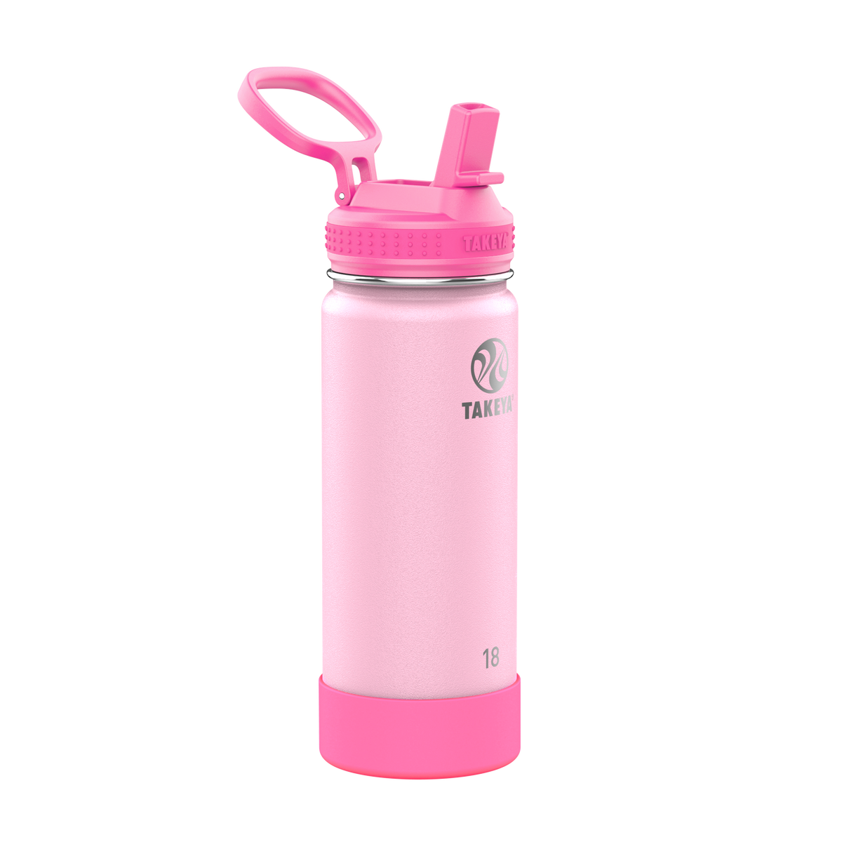 actives-kids-glow-in-the-dark-water-bottle-with-straw-lid-z1 51076-Actives-Kids-Straw-18-GID-SummerGlowPink-angle.png