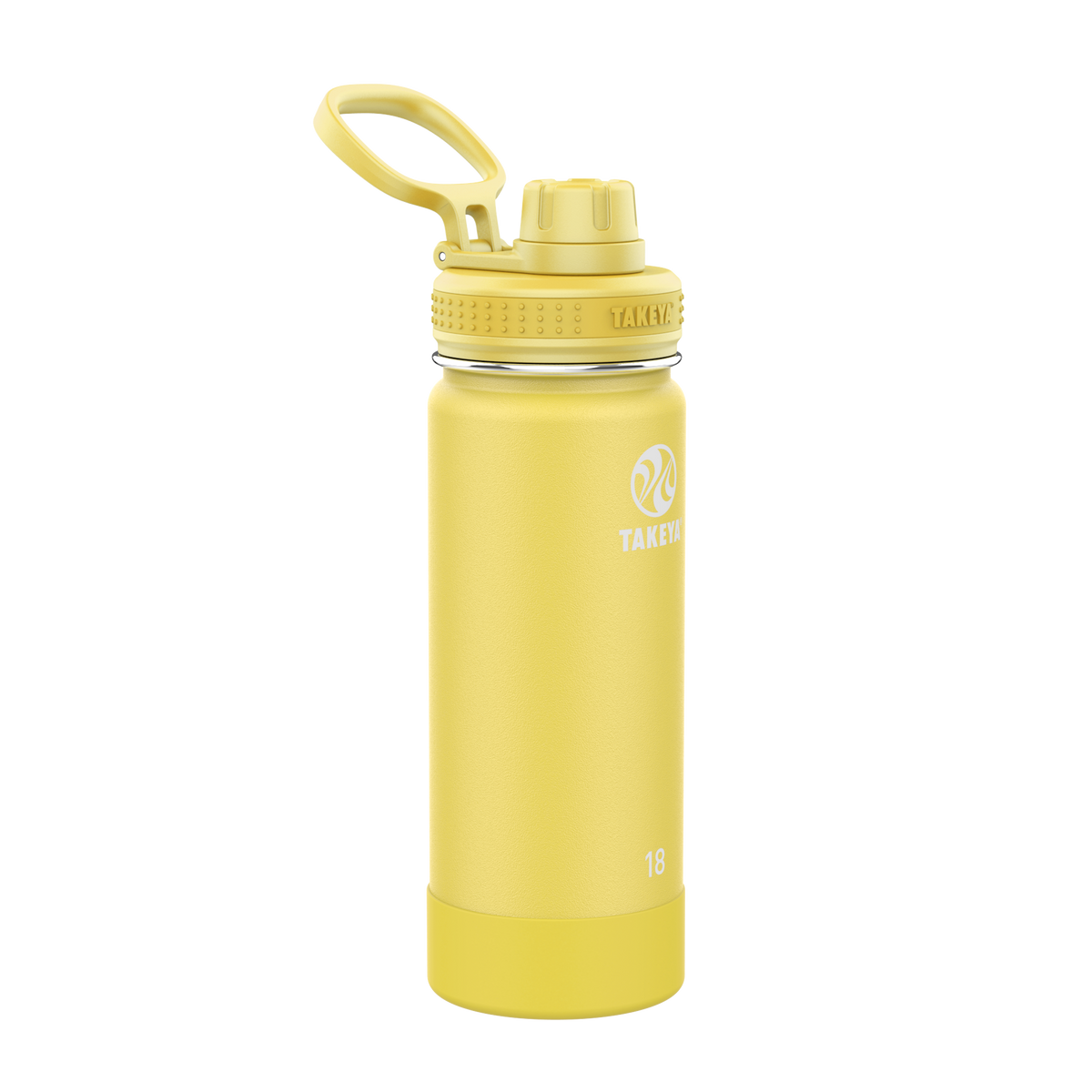 actives-water-bottle-with-spout-lid-b0 51159-Actives-Spout-18-Canary-angle.png