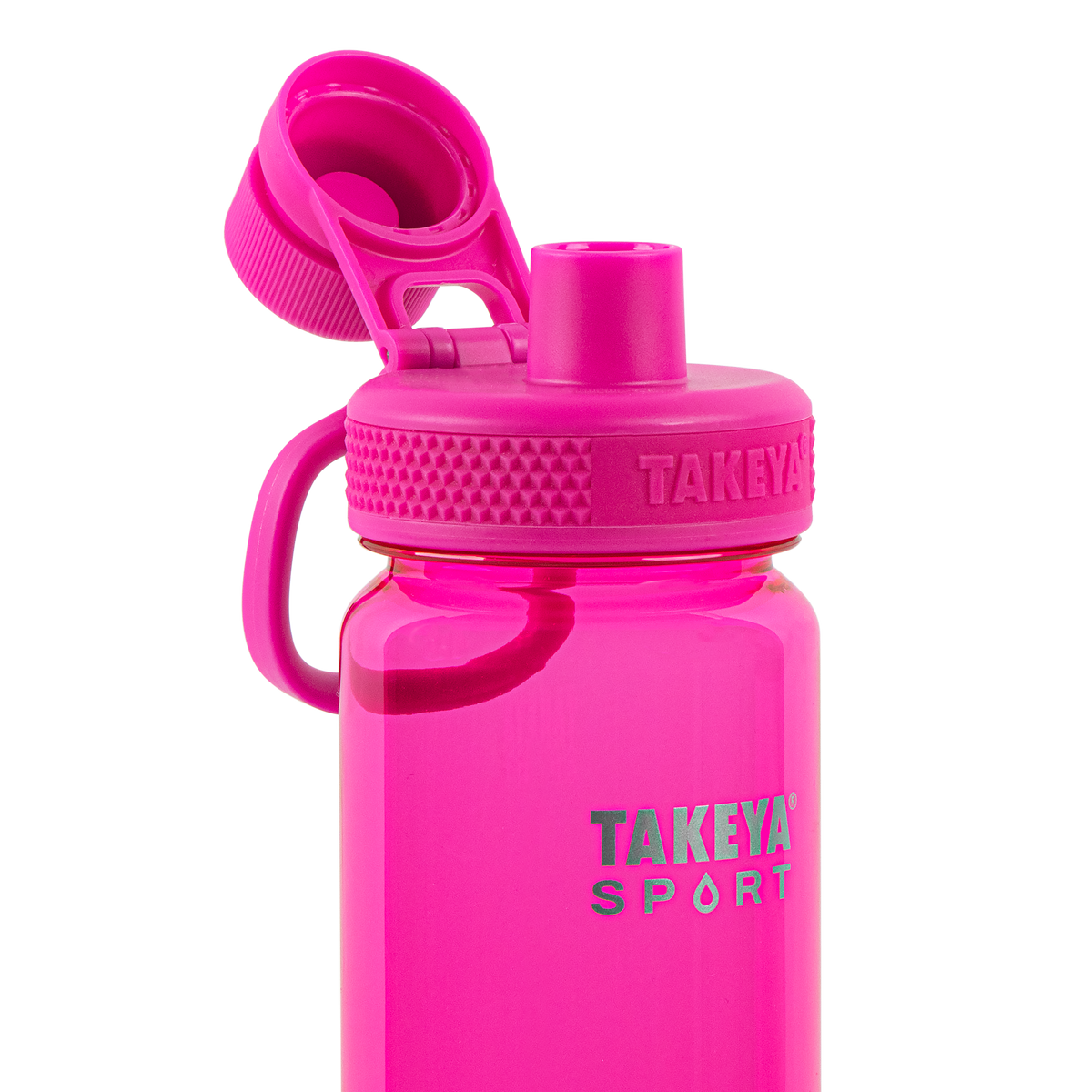 tritan-sport-water-bottle-with-spout-lid-a4 51671-TKS-Tritan-Spout-24-PinkSweep-openlid.png