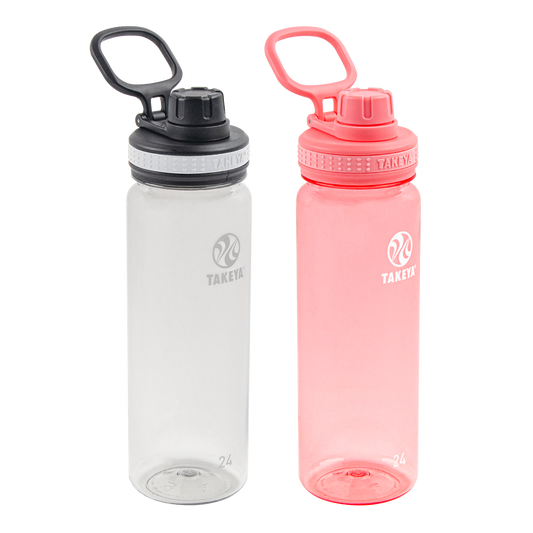 tritan-water-bottle-bundle-with-spout-lid-2-pack-z0 51689-Tritan-Spout-24-2pk-Clear-FlutterPink-angle_2e2a67e8-7240-4517-90e1-85605eacf4b2.png