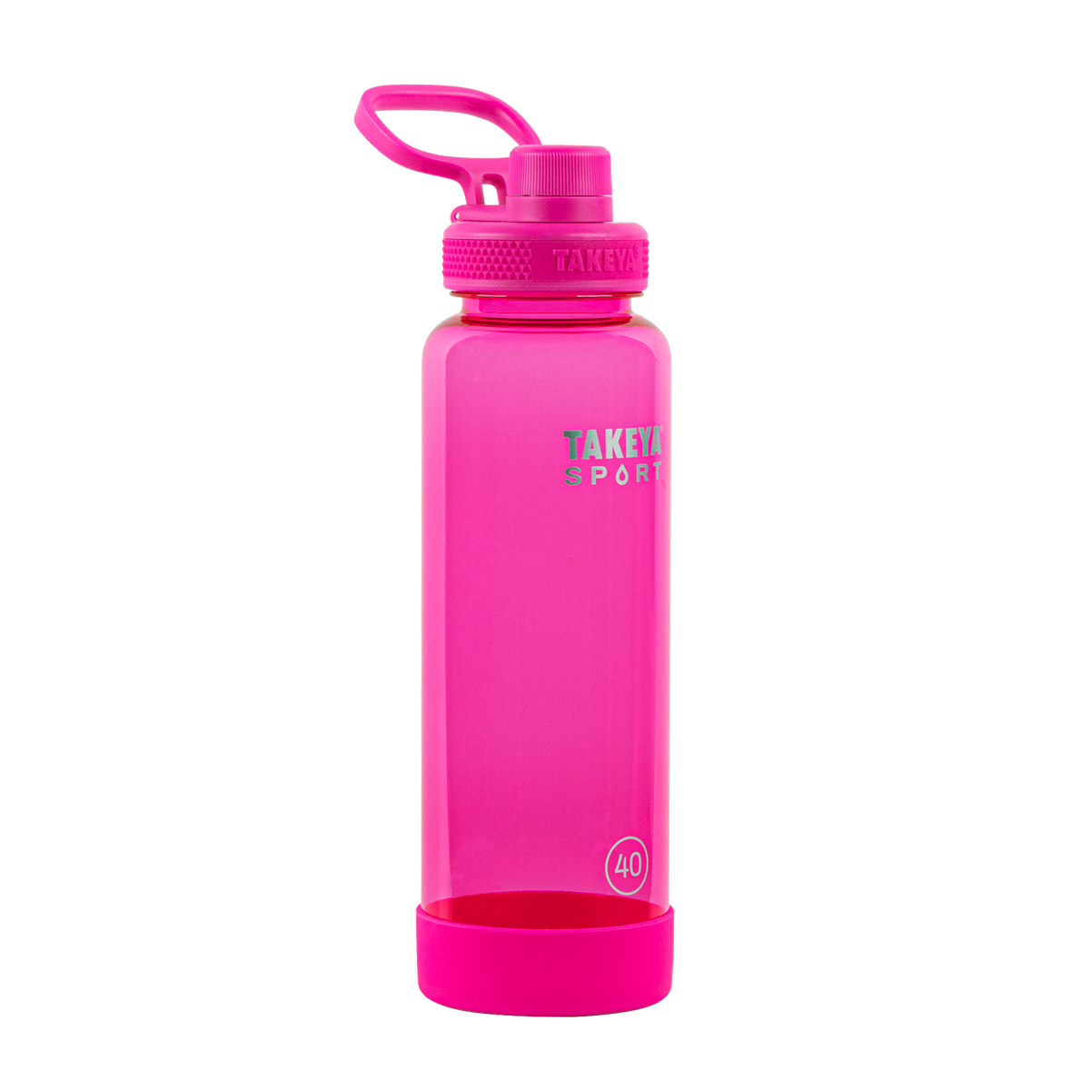 tritan-sport-water-bottle-with-spout-lid-a4 52030-TKS-Tritan-Spout-40-PinkSweep-frontangle.png