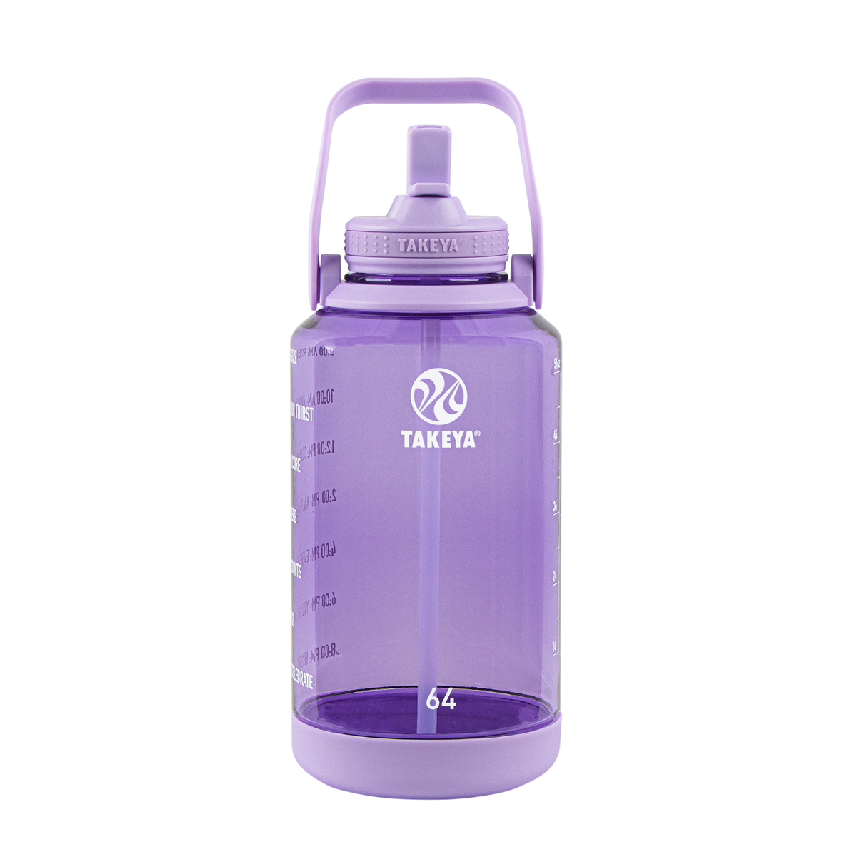 tritan-motivational-water-bottle-with-straw-lid-f9 54144-Tritan-Straw-Motivational-64-VivacityPurple-front.png